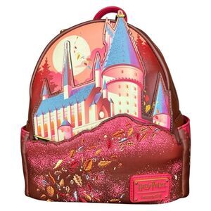 NEW Loungefly Harry Potter Hogwarts Fall Mini Backpack